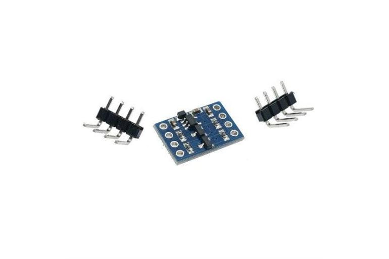 Convertitore Di Livello Logico A 4 Canali Bidirezionale 3,3V-5V Per Arduino E Raspberry Pi. Protezione Anti-inversione, Indicatore LED E Uscita 3.3V LDO Fino A 150mA. 30 Pezzi.